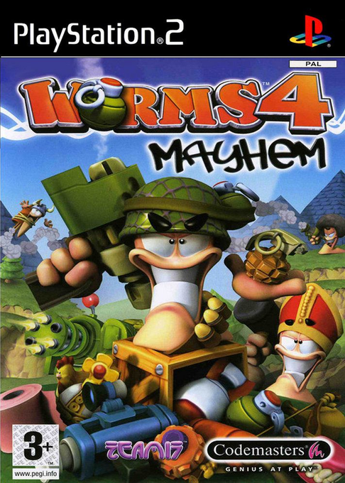 Worms 4 - Mayhem box art