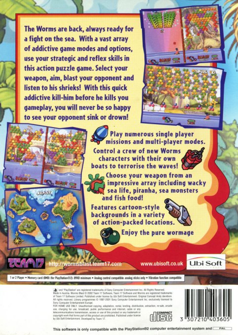 Worms Blast — box-2D-back (EU)