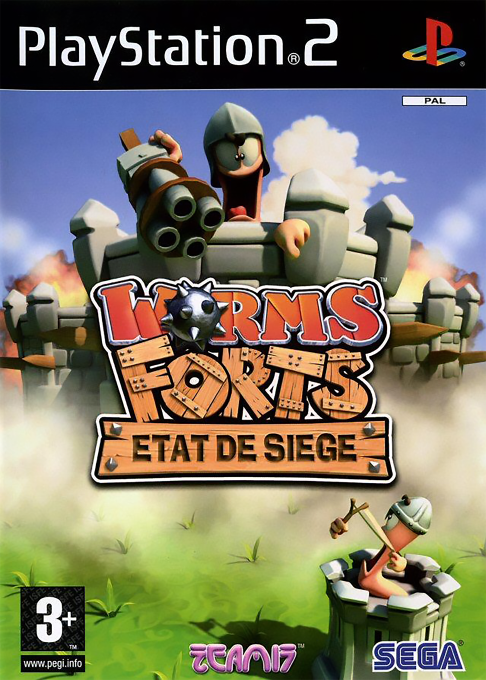 Worms Forts - Etat De Siege — box-2D (FR)