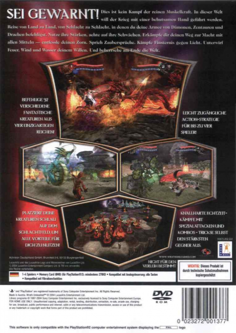 Wrath Unleashed — box-2D-back (DE)