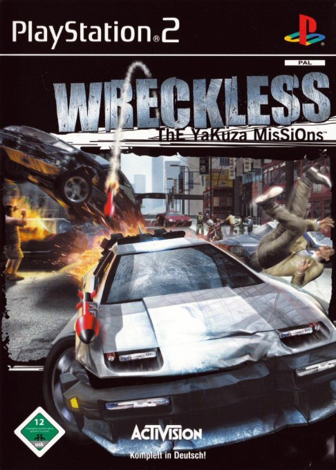 Wreckless - Missions Yakuzas — box-2D (DE)