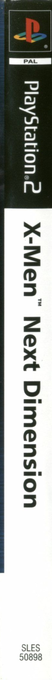 X-Men - Next Dimension — box-2D-side (SP)