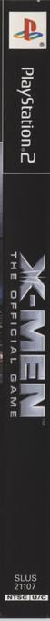 X-Men - The Official Game — box-2D-side (US)