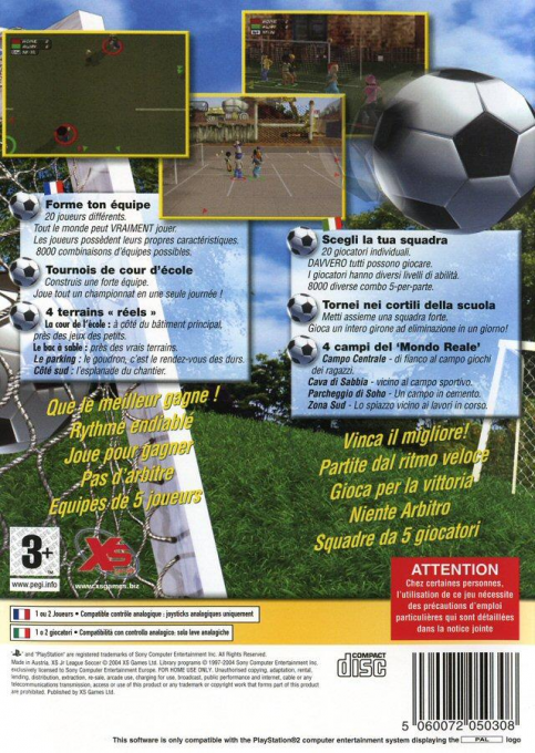 Xs Junior League Soccer — box-2D-back (IT)