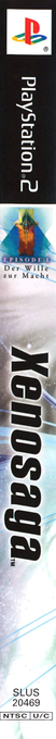 Xenosaga Episode 1 - Der Wille Zur Macht — box-2D-side (US)