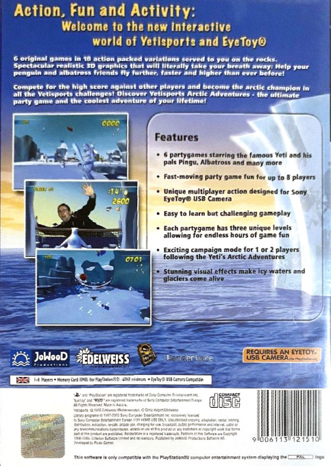 Yetisports Arctic Adventures — box-2D-back (EU)