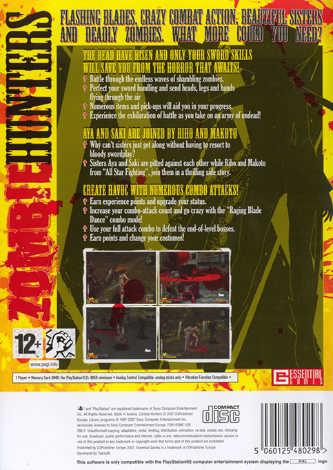 Zombie Zone - Other Side — box-2D-back (EU)