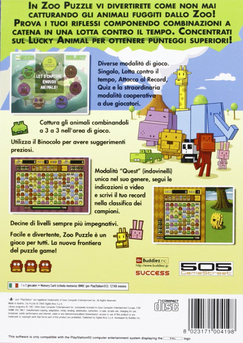 Zoo Puzzle — box-2D-back (IT)
