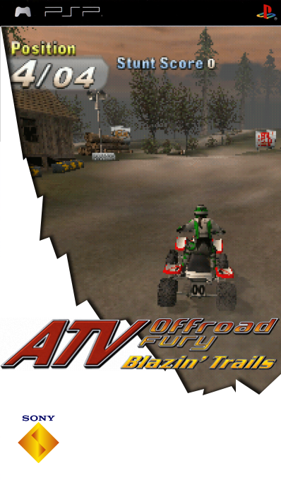 Atv Off Road Fury - Blazin' Trails — box-2D (SS)