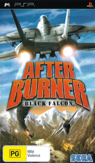 After Burner - Black Falcon — box-2D (AU)