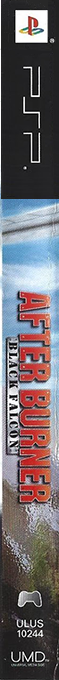 After Burner - Black Falcon — box-2D-side (US)