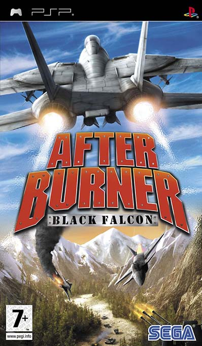 After Burner - Black Falcon — box-2D (EU)