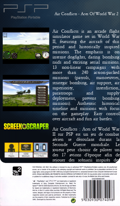 Air Conflicts - Aces Of World War 2 — box-2D-back (SS)