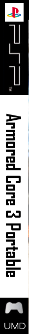 Armored Core 3 Portable — box-2D-side (US)