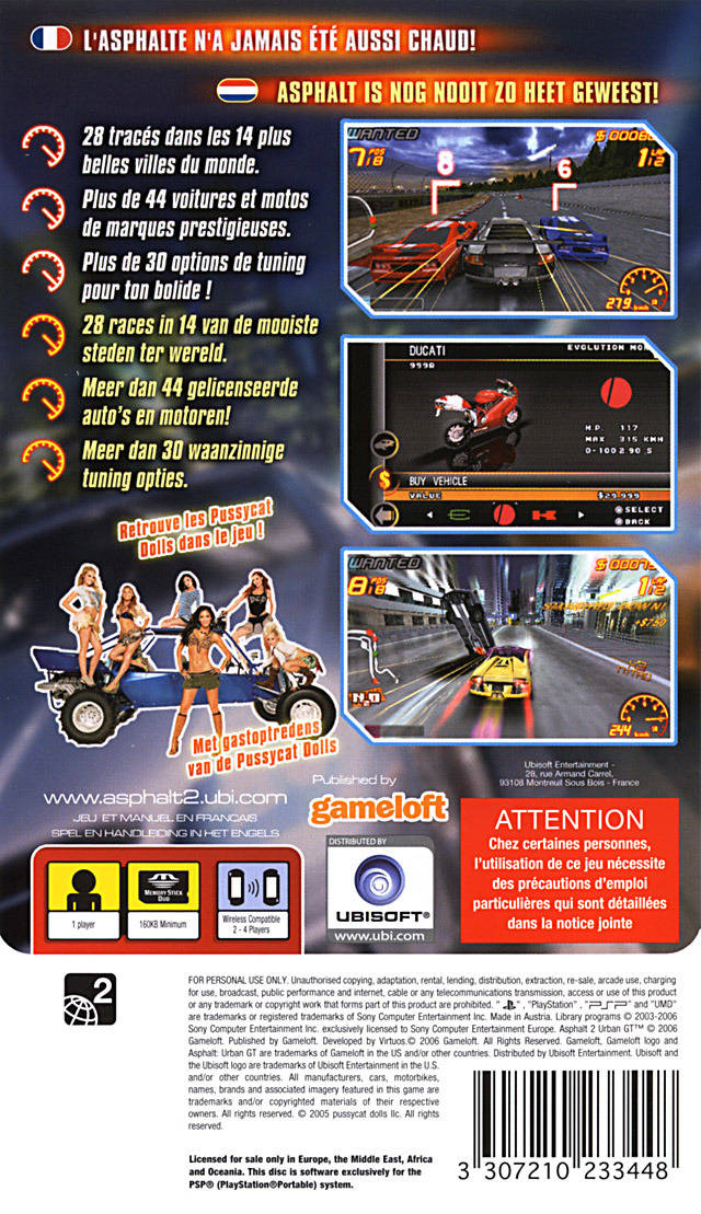 Asphalt - Urban Gt 2 — box-2D-back (EU)