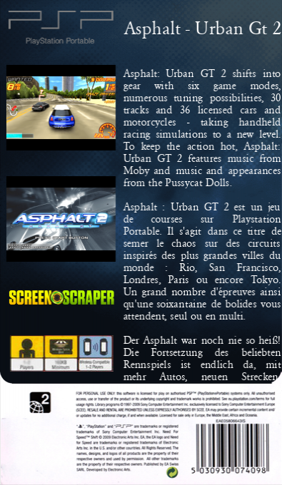 Asphalt - Urban Gt 2 — box-2D-back (SS)