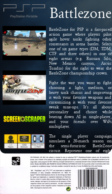 Battlezone — box-2D-back (SS)