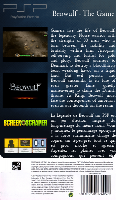 Beowulf - The Game — box-2D-back (SS)