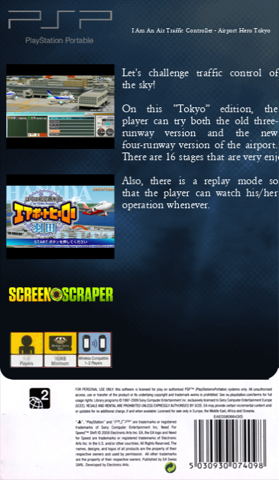 I Am An Air Traffic Controller - Airport Hero Tokyo — box-2D-back (SS)