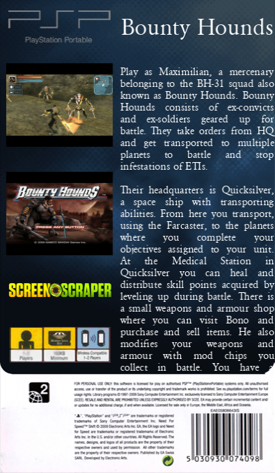 Bounty Hounds — box-2D-back (SS)