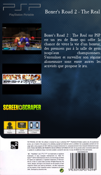 Boxer's Road 2 - The Real — box-2D-back (SS)