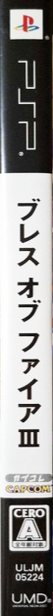 Breath Of Fire 3 — box-2D-side (JP)