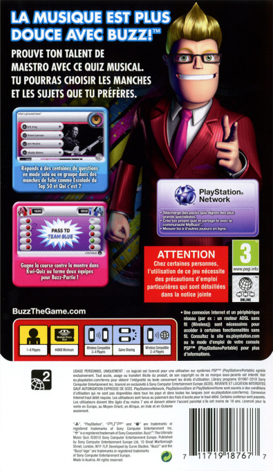 Buzz ! - The Ultimate Music Quiz — box-2D-back (FR)