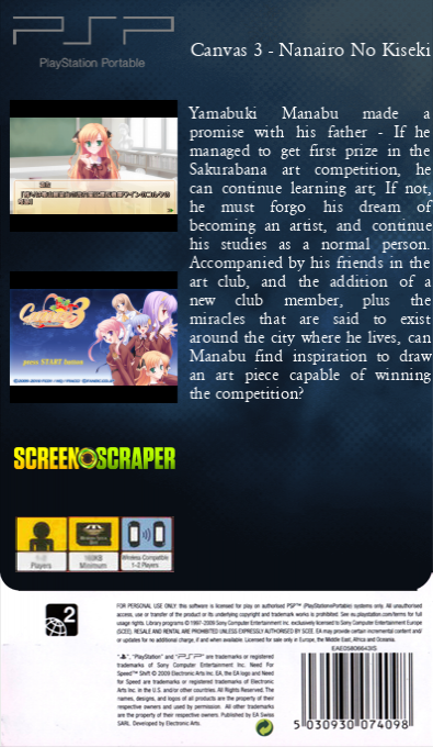 Canvas 3 - Nanairo No Kiseki — box-2D-back (SS)