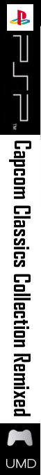 Capcom Classics Collection Remixed — box-2D-side (SS)