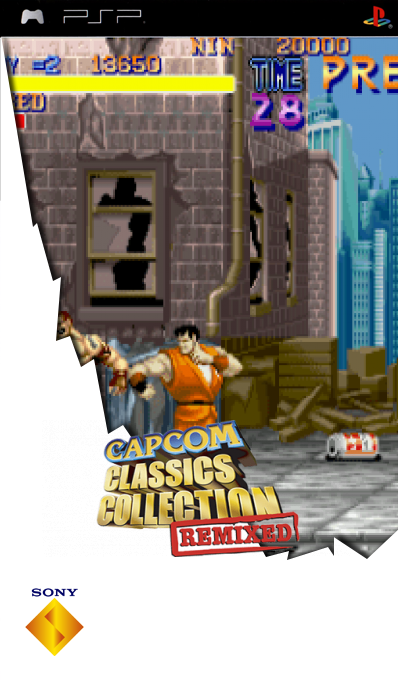 Capcom Classics Collection Remixed — box-2D (SS)