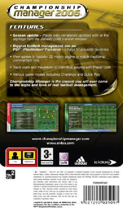 Entraîneur 2006, L' — box-2D-back (EU)