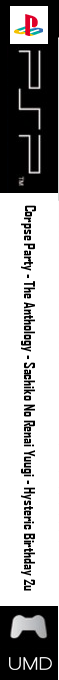 Corpse Party - The Anthology - Sachiko No Renai Yuugi - Hysteric Birthday 2u — box-2D-side (SS)