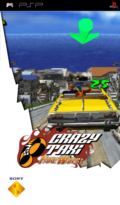 Crazy Taxi - Fare Wars — box-2D (SS)