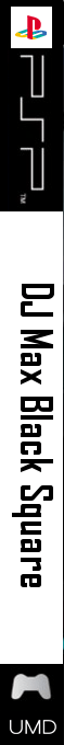 Dj Max Black Square — box-2D-side (JP)