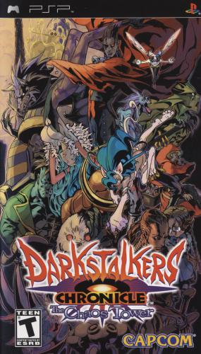 Darkstalkers Chronicles - The Tower Of Chaos box art