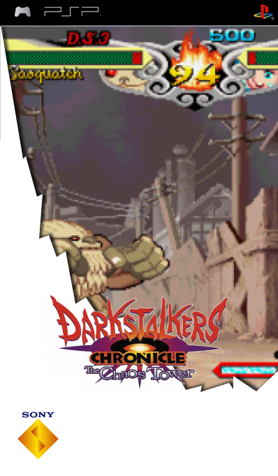Darkstalkers Chronicles - The Tower Of Chaos — box-2D (SS)