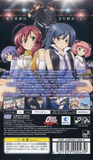 Deardrops Distortion — box-2D-back (JP)