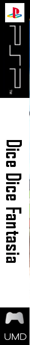 Dice Dice Fantasia — box-2D-side (JP)