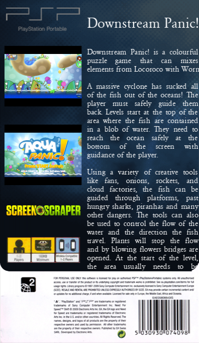 Downstream Panic! — box-2D-back (SS)