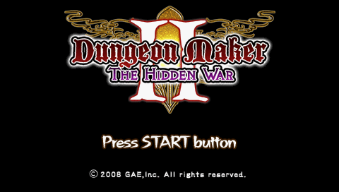 Dungeon Maker 2 - The Hidden War — sstitle (WOR)