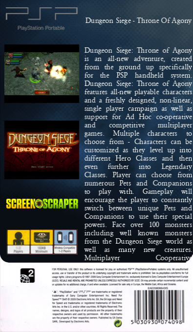 Dungeon Siege - Throne Of Agony — box-2D-back (SS)