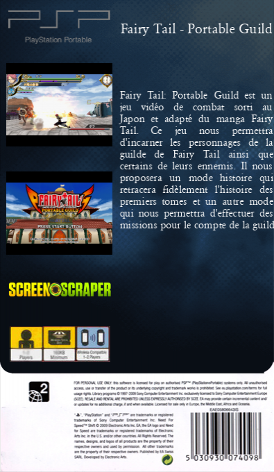 Fairy Tail - Portable Guild — box-2D-back (SS)