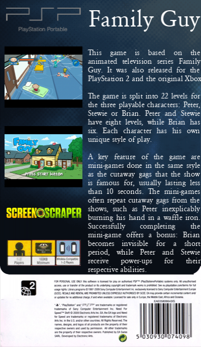 Family Guy — box-2D-back (SS)