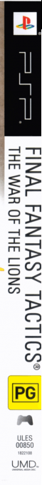 Final Fantasy Tactics - The War Of The Lions — box-2D-side (EU)