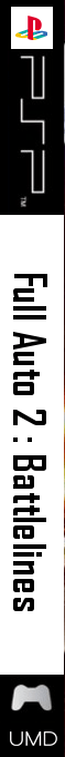 Full Auto 2 - Battlelines — box-2D-side (US)
