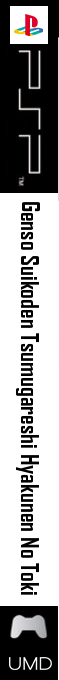 Gensou Suikoden - Tsumugareshi Hyakunen no Toki — box-2D-side (SS)