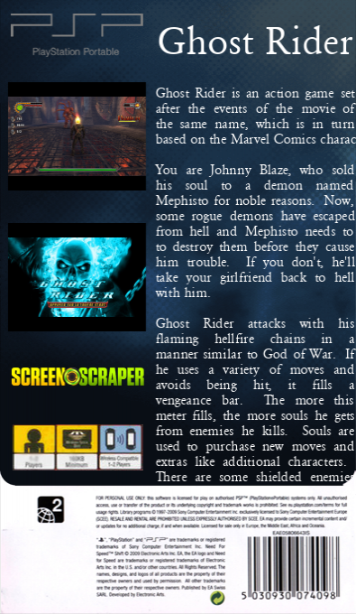 Ghost Rider — box-2D-back (SS)