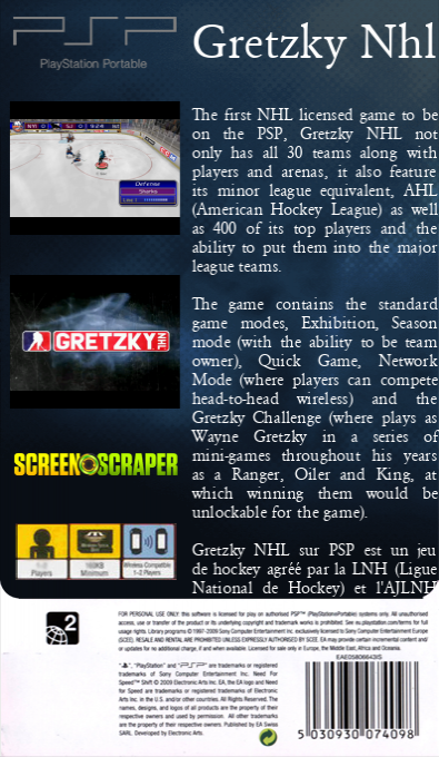 Gretzky Nhl — box-2D-back (SS)