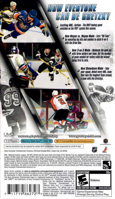 Gretzky Nhl '06 — box-2D-back (US)
