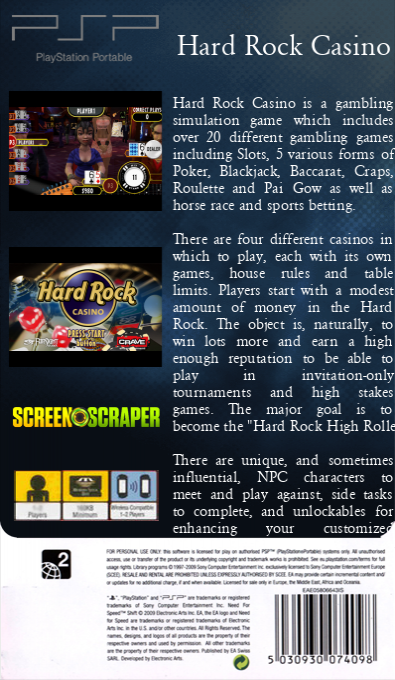 Hard Rock Casino — box-2D-back (SS)